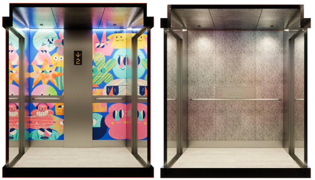 Stepping into a metallic box