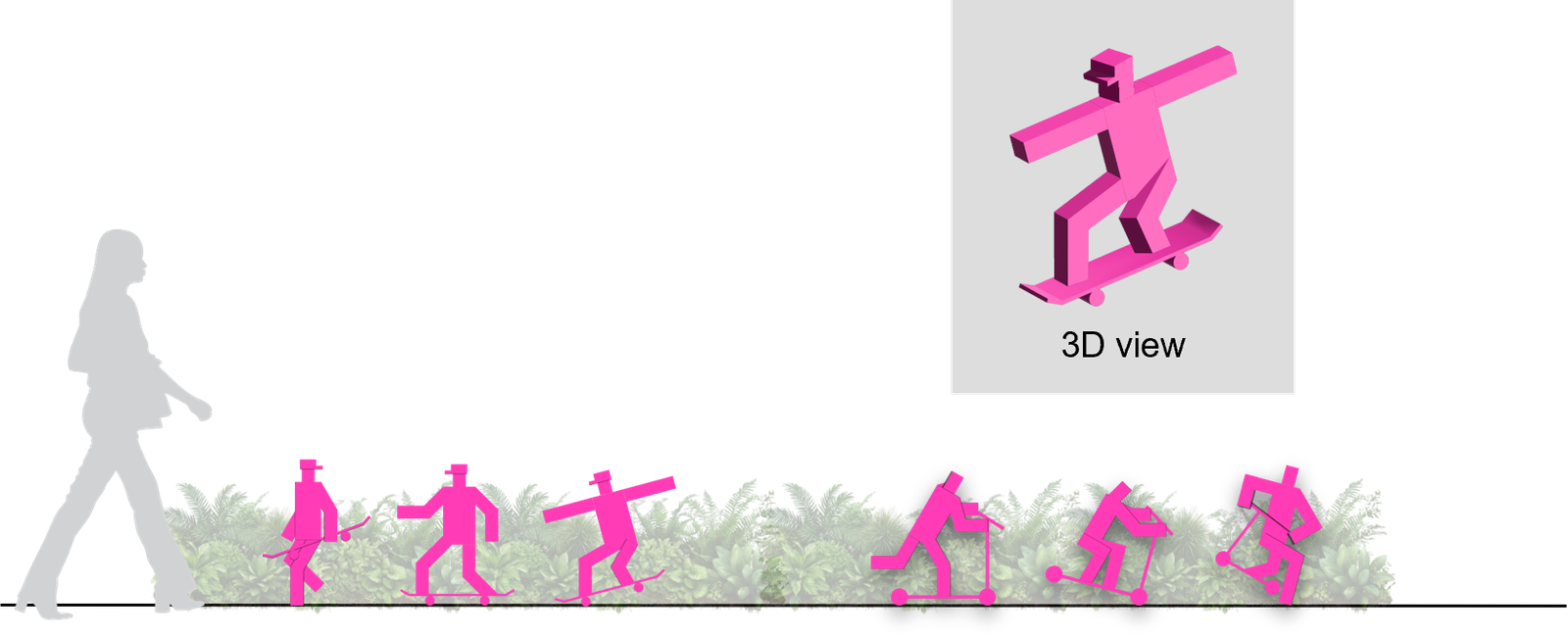 Regular Blocks – Takes cues from orthogonal architectural forms